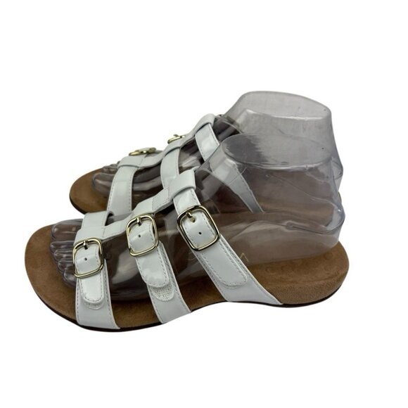 *Vionic Misa Comfort Sandal Womens Size 6W White Orthopedic Slide Summer Shoe - Picture 6 of 12